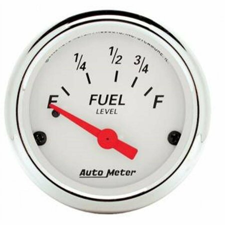 OVERTIME 1316 Arctic White Fuel Level Gauge - 2.06 in. OV3622864